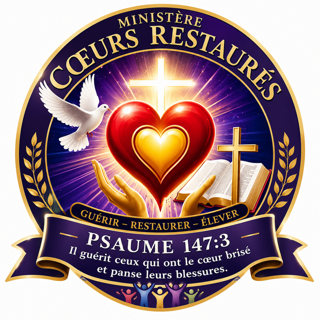 Logo Ministère des Cœurs Restaurés — symbolique de guérison et restauration